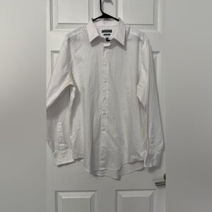 Madison Crisp White Dress Shirt for Men